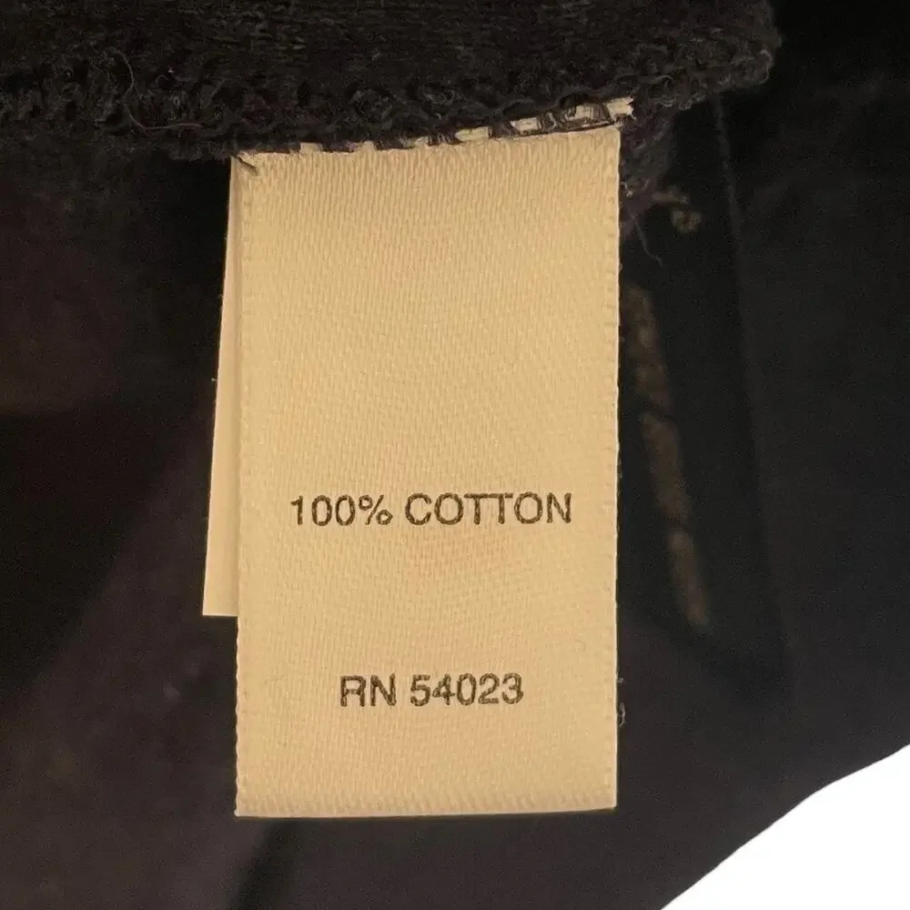 NWT Banana Republic Full Zip Cotton Heavyweight Jacket Black Mens Size XL